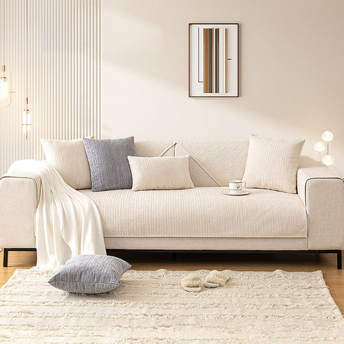 ⏳Begrenzte Zeit 50% Rabatt💥Gothimmes®Sofabezug aus Chenille-Stoff mit Fischgrätenmuster