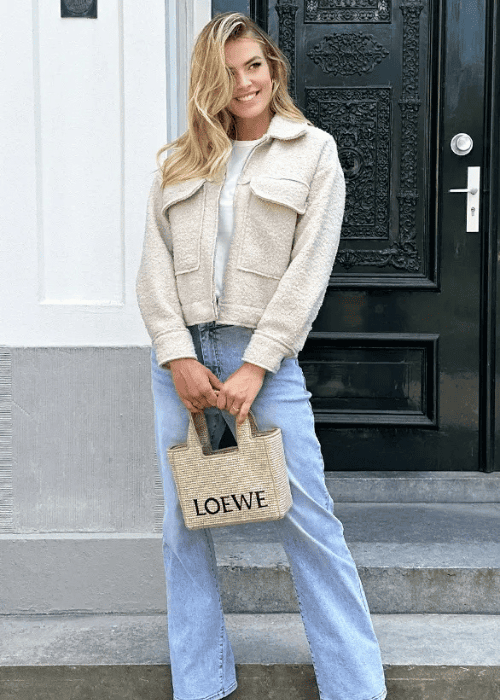 Bouclé-Jacke mit Reißverschluss – Trend Herbst/Winter 2025