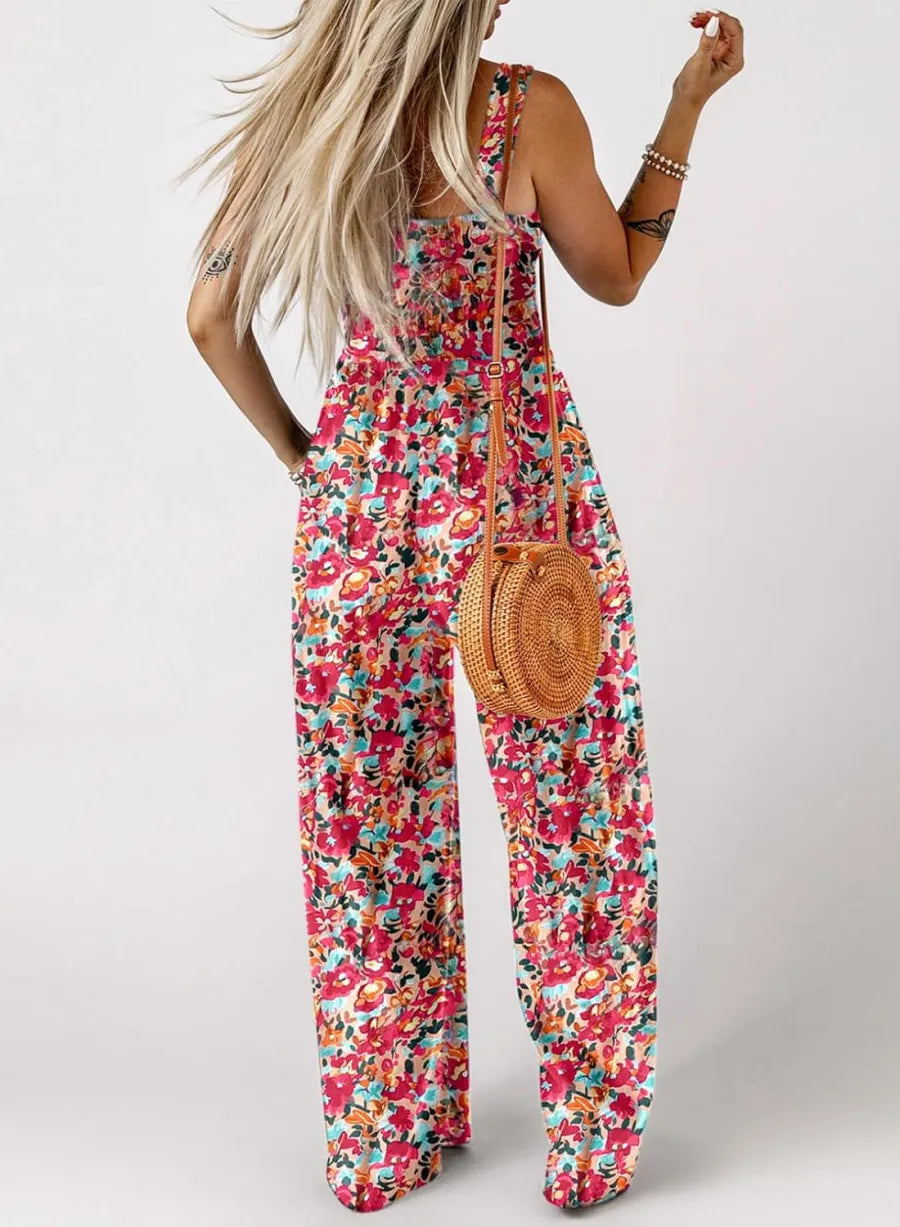 🏖️Sommer-Rabattaktion 50% OFF🌼Damen Casual Print Ärmellose Overalls Jumpsuits