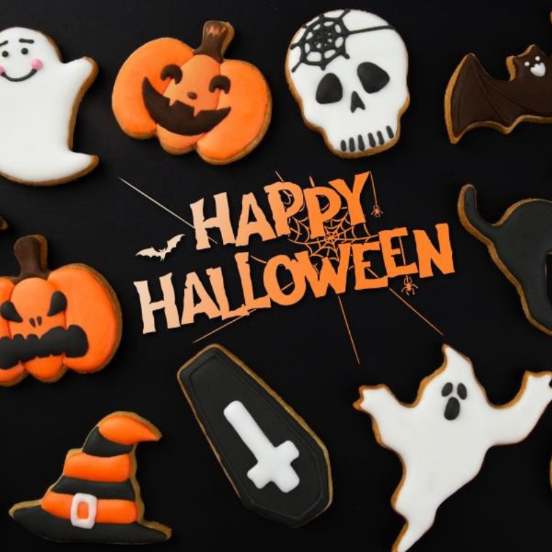 Halloween-Kürbis- und Keks-Ausstechformen – Set 7-teilig Edelstahl