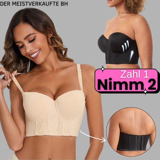 Korsett-BH mit Formender Wirkung – Eleganz & Halt [KAUF 1, NIMM 2] + Gratis Träger