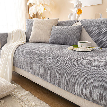 ⏳Begrenzte Zeit 50% Rabatt💥Gothimmes®Sofabezug aus Chenille-Stoff mit Fischgrätenmuster