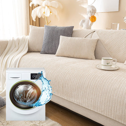 ⏳Begrenzte Zeit 50% Rabatt💥Gothimmes®Sofabezug aus Chenille-Stoff mit Fischgrätenmuster